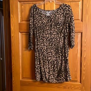 Leopard print tunic